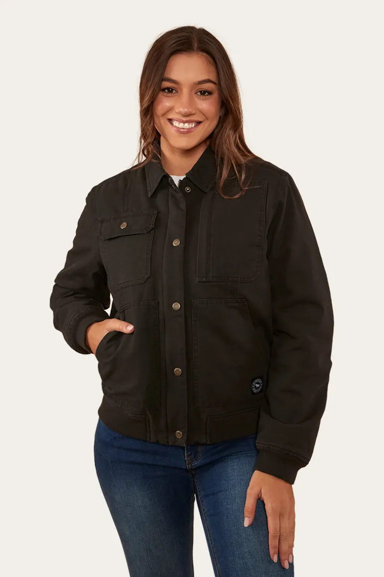 Mulgrave Womens Jacket - Washed Black