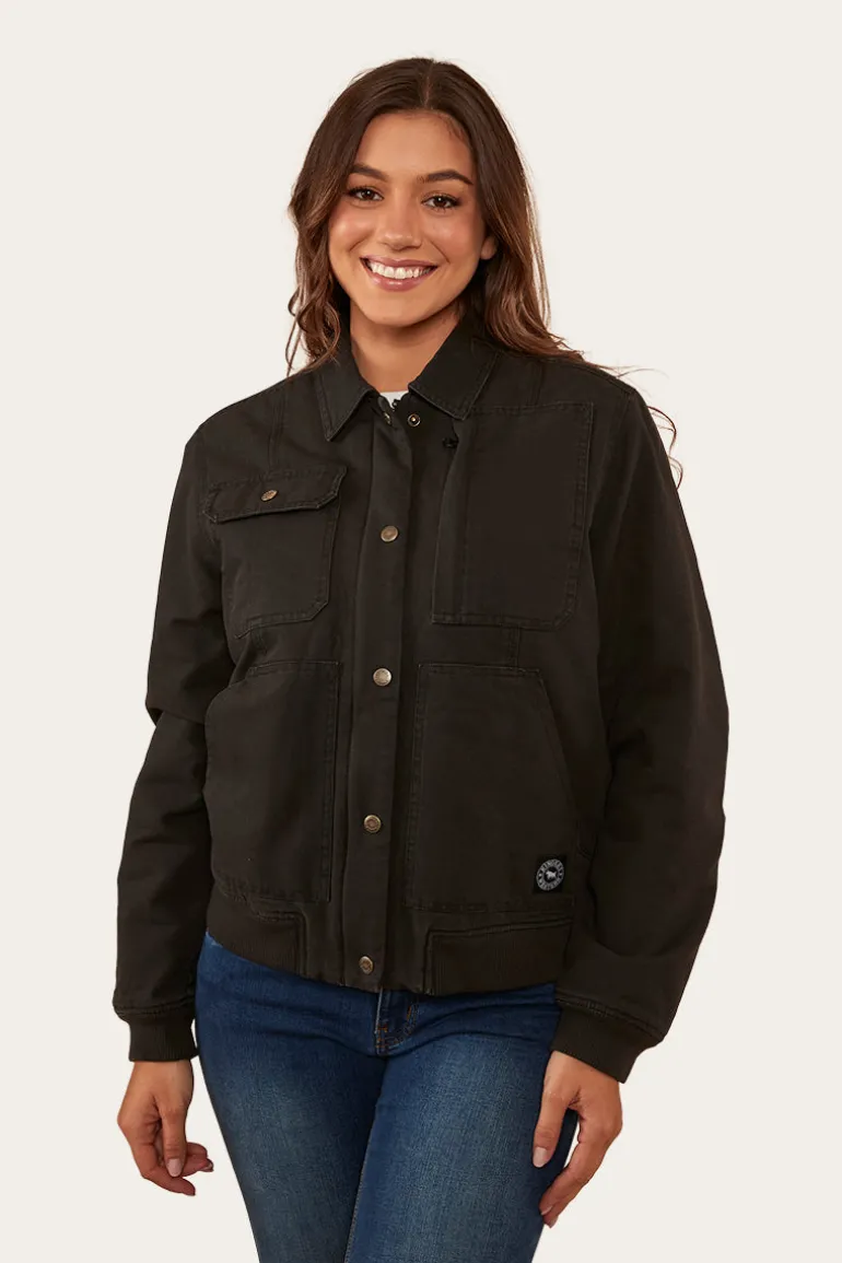 Mulgrave Womens Jacket - Washed Black