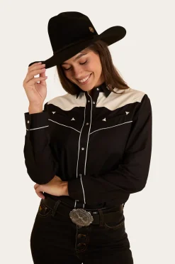 Musgraves Womens Western Shirt - Black