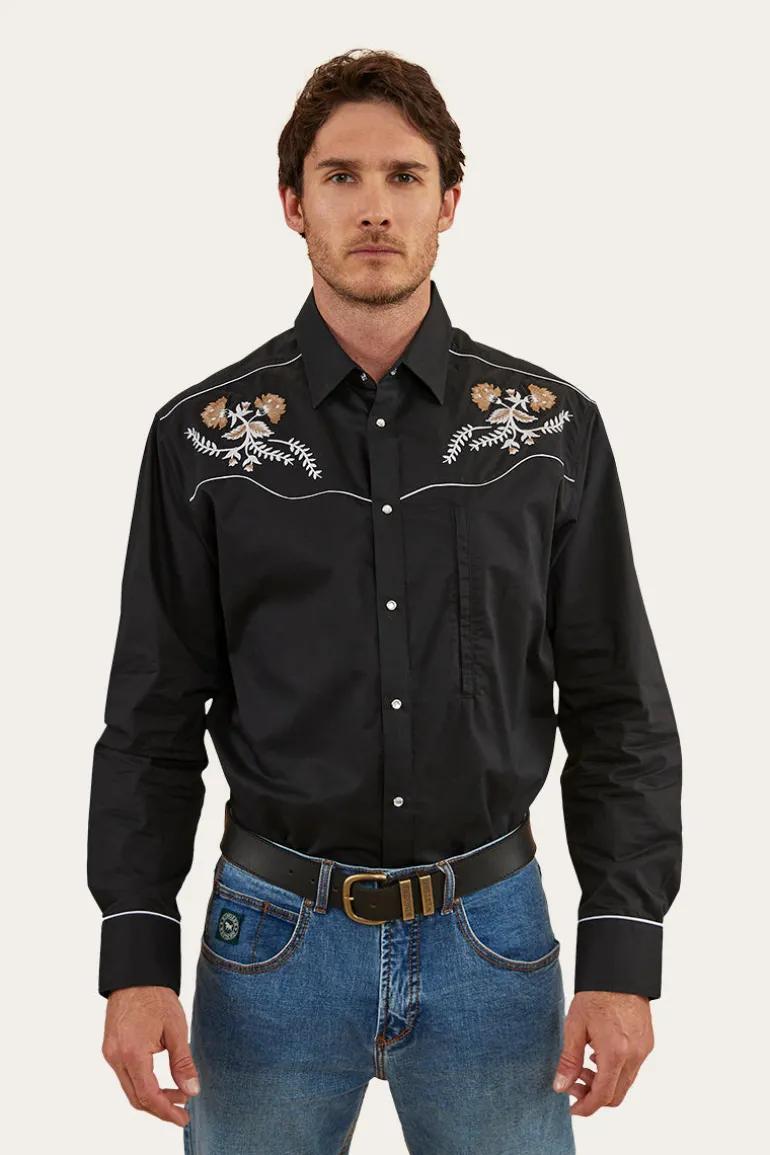 Neilson Mens Western Shirt - Black