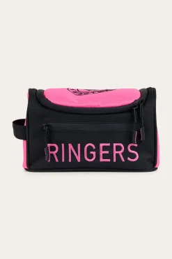 Occy Toiletry Bag - Pink / Black