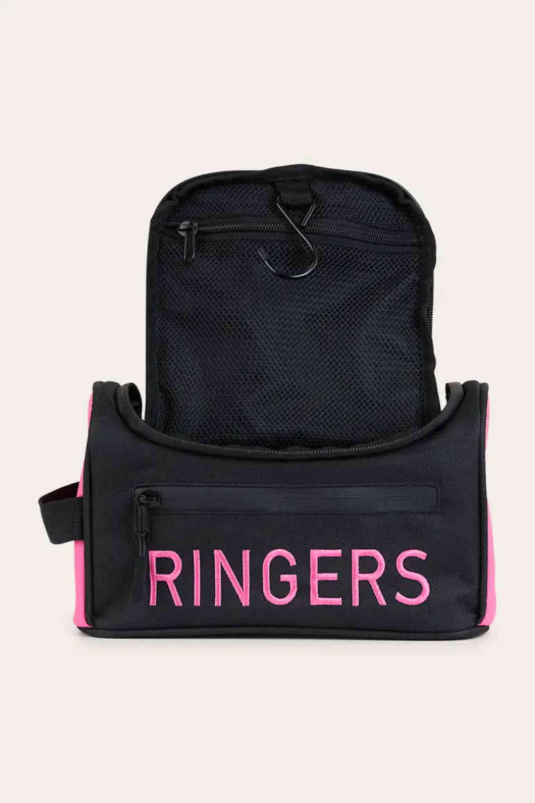 Occy Toiletry Bag - Pink / Black