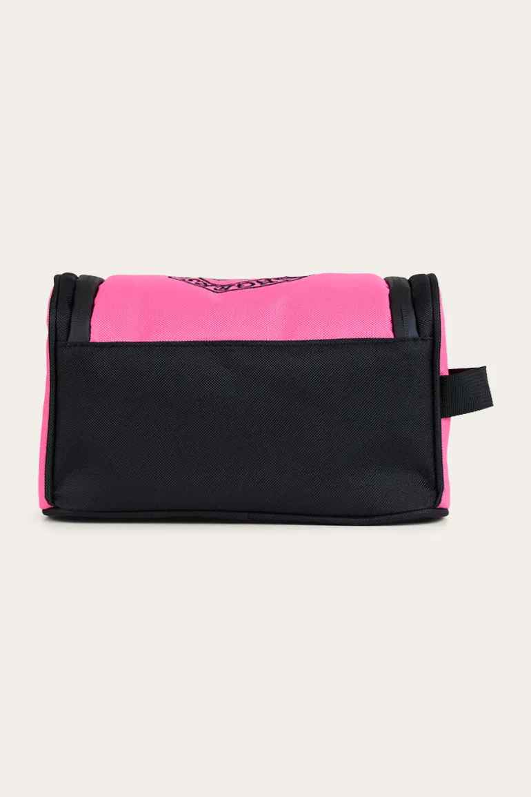 Occy Toiletry Bag - Pink / Black