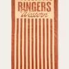 Oceanic Striped Cotton Towel - Tan