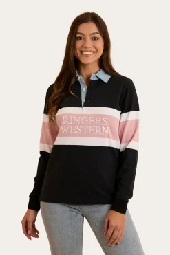 Pearson Womens Rugby Jersey - Black