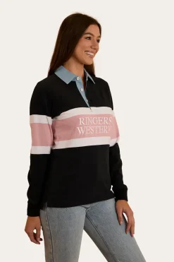 Pearson Womens Rugby Jersey - Black