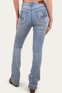 Penny Rodeo Womens High Rise Bootleg Jean - Vintage Light Blue