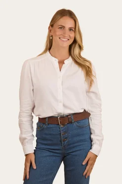 Pia Womens Blouse - White
