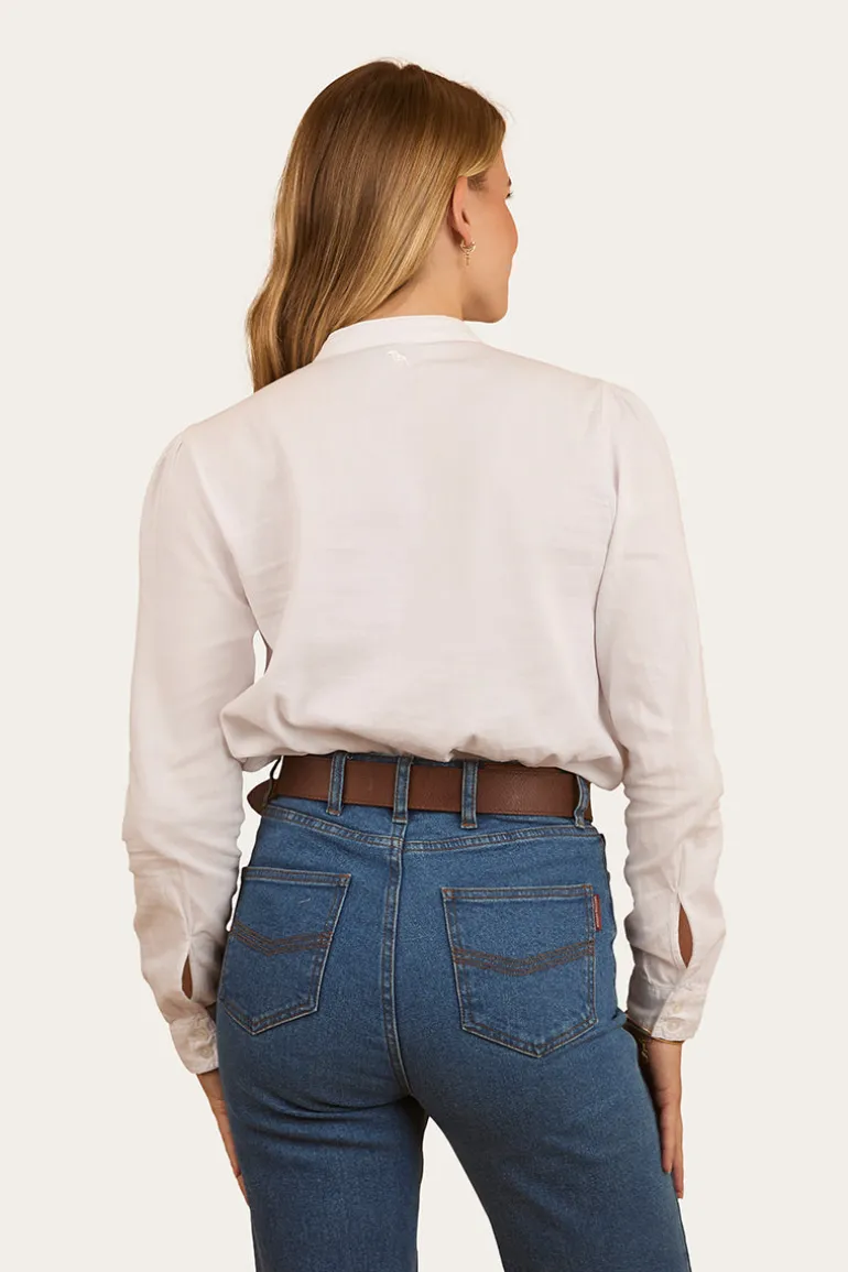 Pia Womens Blouse - White