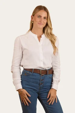 Pia Womens Blouse - White