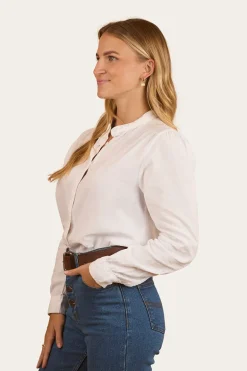 Pia Womens Blouse - White