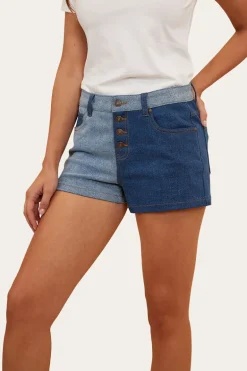 Polly Womens Denim Short - Vintage Blue Wash