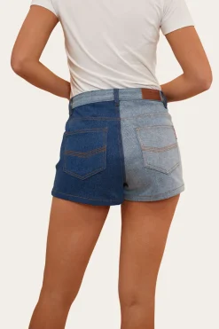 Polly Womens Denim Short - Vintage Blue Wash