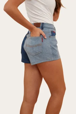 Polly Womens Denim Short - Vintage Blue Wash