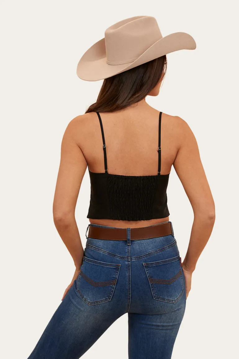 Posie Womens Cami Top - Black