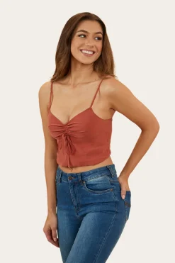 Posie Womens Cami Top - Cedar