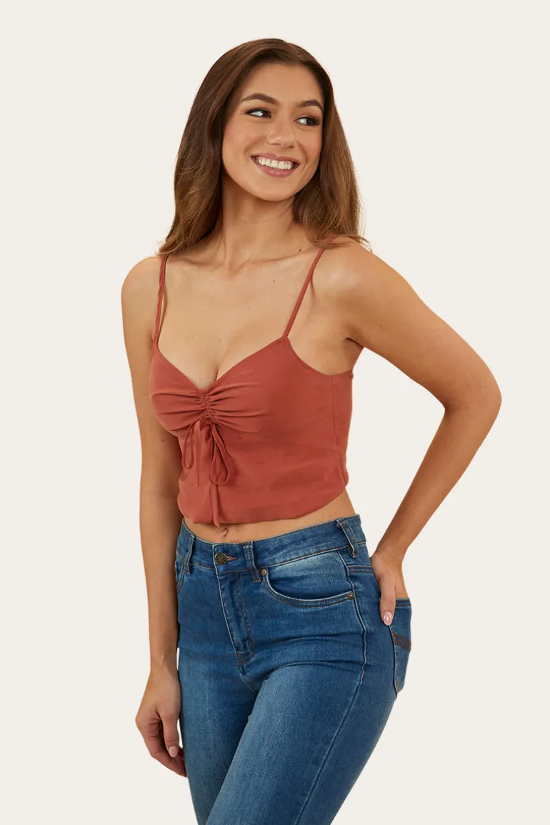 Posie Womens Cami Top - Cedar