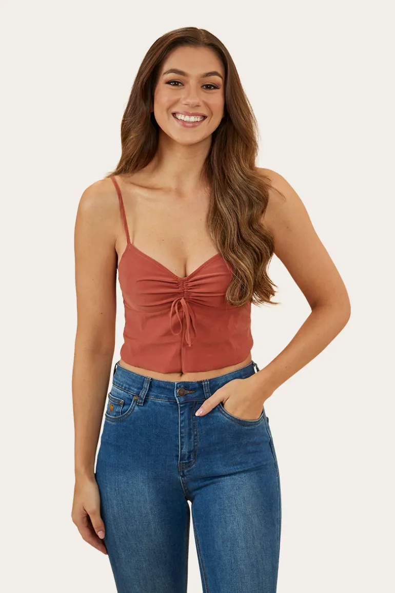 Posie Womens Cami Top - Cedar