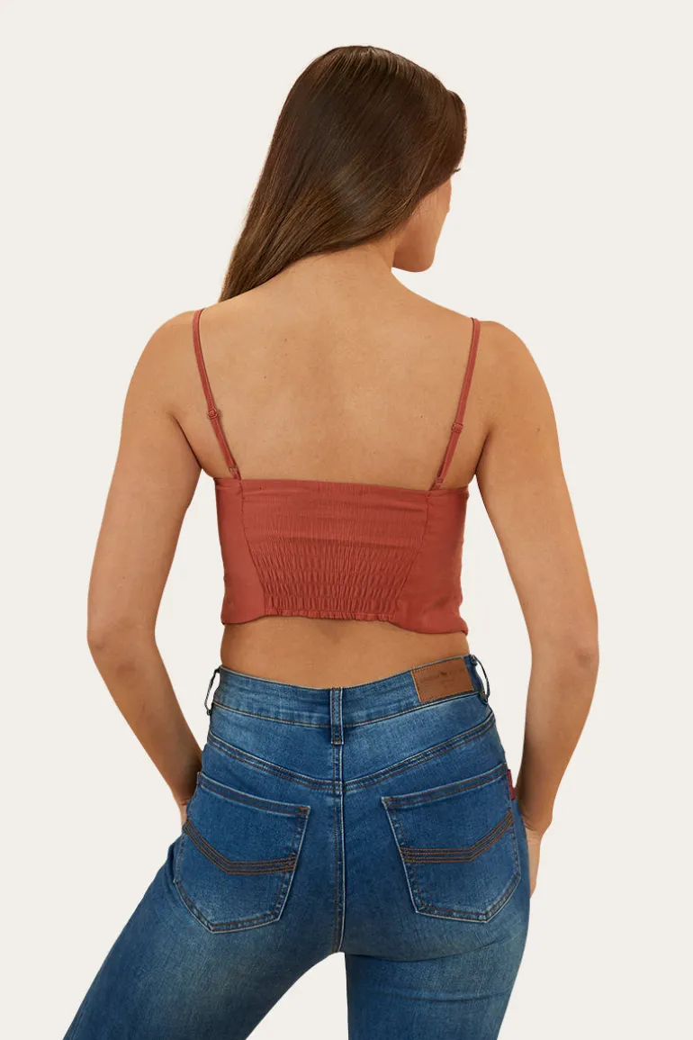Posie Womens Cami Top - Cedar