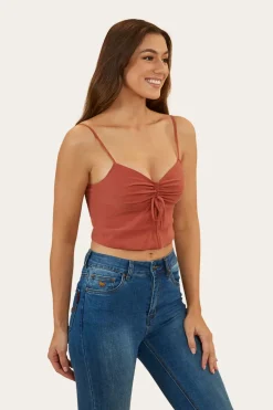 Posie Womens Cami Top - Cedar
