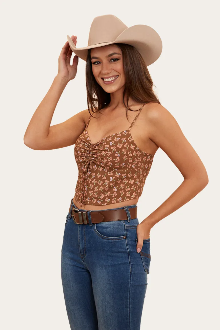 Posie Womens Cami Top - Toffee