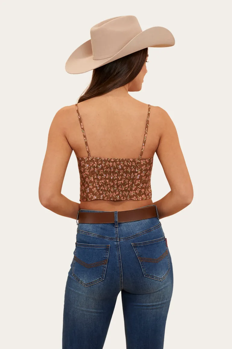 Posie Womens Cami Top - Toffee