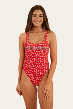 Posie Womens One Piece - Firey Red