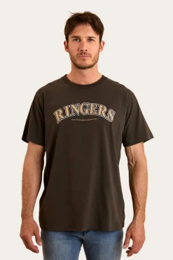 Princeton Mens Loose Fit T-Shirt - Charcoal