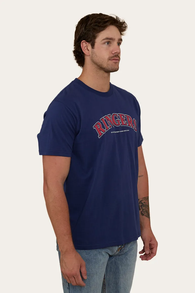 Princeton Mens Loose Fit T-Shirt - Navy