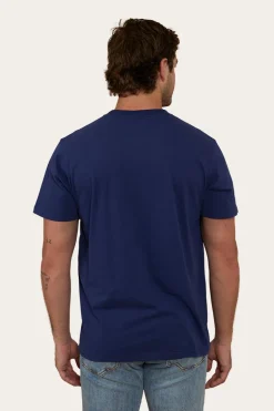 Princeton Mens Loose Fit T-Shirt - Navy