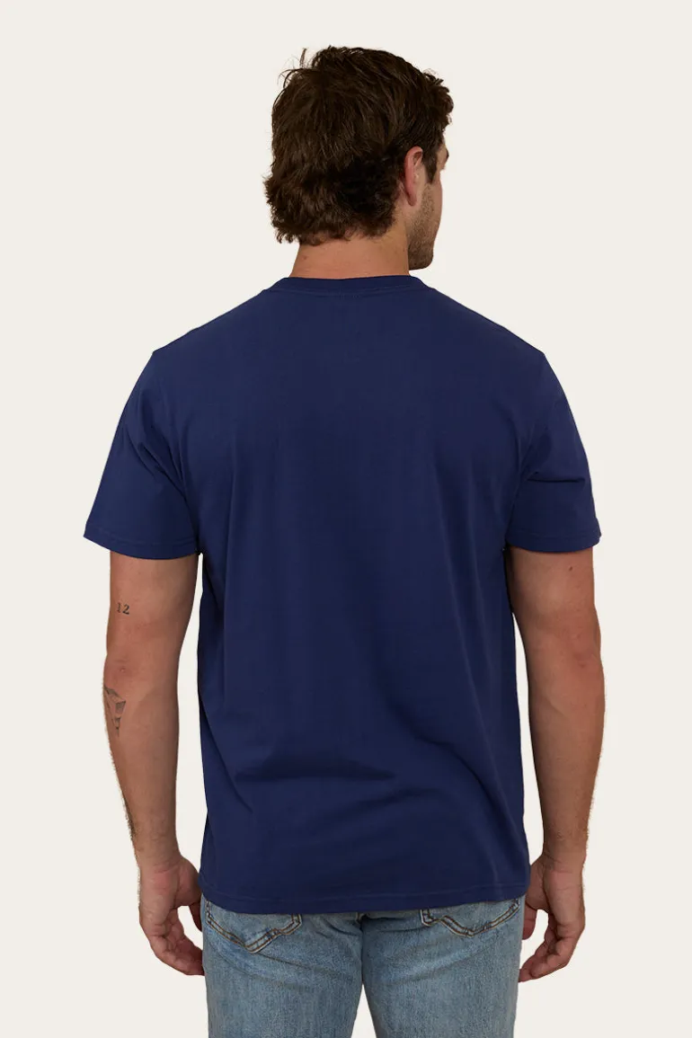 Princeton Mens Loose Fit T-Shirt - Navy