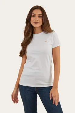 Reeves Womens Classic Fit T-Shirt - White