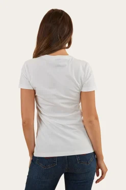 Reeves Womens Classic Fit T-Shirt - White