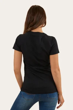 Reeves Womens Classic Fit T-Shirt - Black