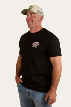 Ride Hard Mens Loose Fit T-Shirt - Black