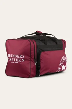 Rider Sports Bag - Burgundy/Black