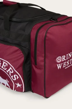 Rider Sports Bag - Burgundy/Black
