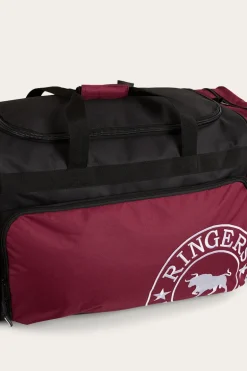 Rider Sports Bag - Burgundy/Black