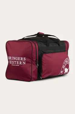 Rider Sports Bag - Burgundy/Black