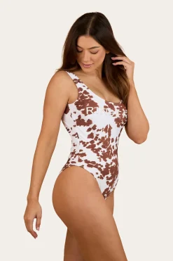 Ringers Daisy Womens One Piece - White / Tan