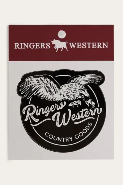 Ringers Eagle Sticker - Black