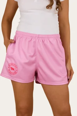 Ringers Footy Short - Pastel Pink