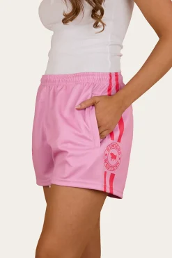 Ringers Footy Short - Pastel Pink