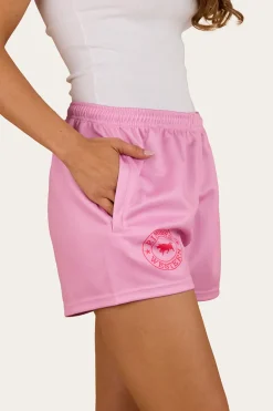 Ringers Footy Short - Pastel Pink