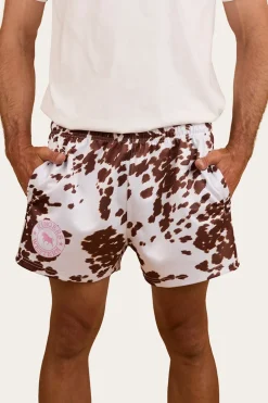 Ringers Footy Short - White / Tan