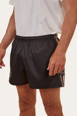 Ringers Footy Shorts - Black