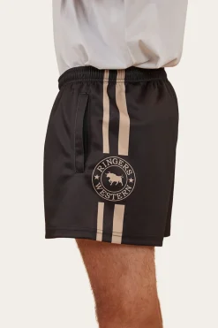 Ringers Footy Shorts - Black