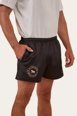 Ringers Footy Shorts - Black