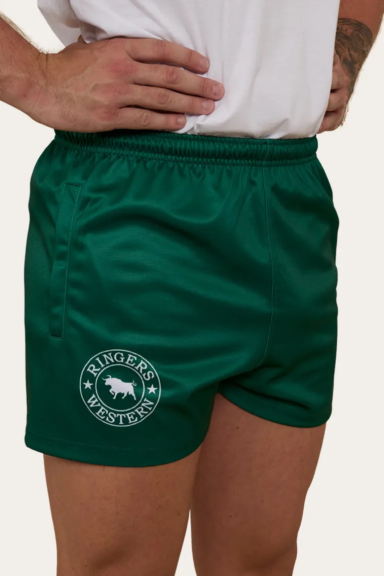 Ringers Footy Shorts - Lake Green