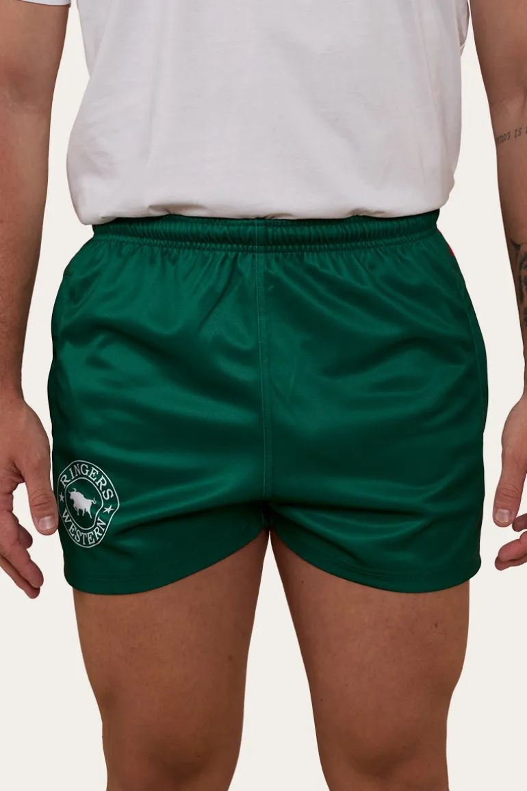 Ringers Footy Shorts - Lake Green